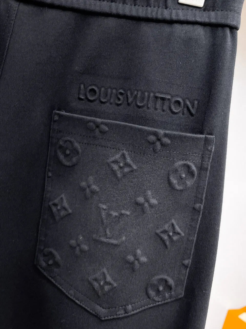 Debossed Seam Stitching Pants