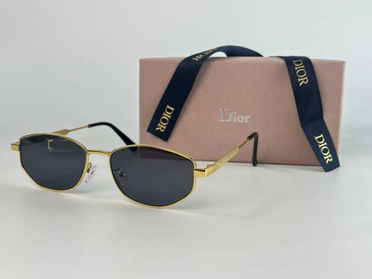 Thin Frame Irregular Rectangle Sunglasses