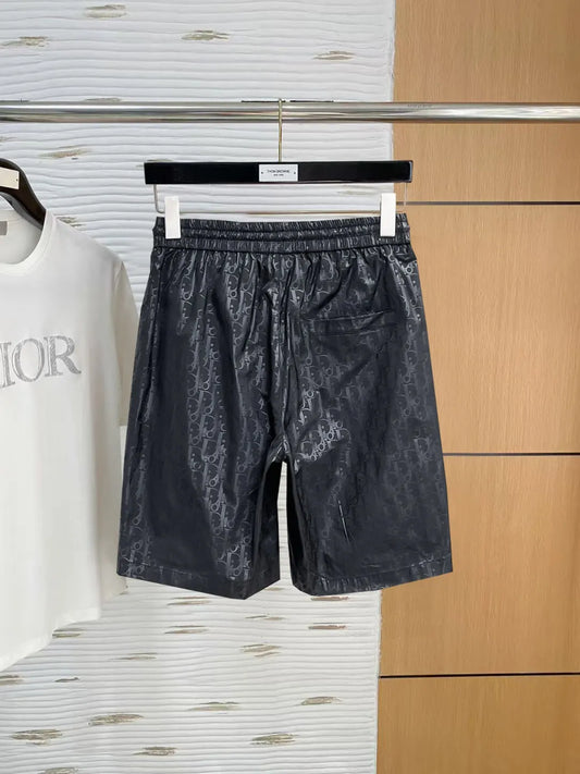 Full Jacquard Drawstring Shorts