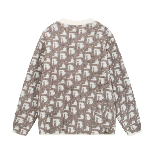All‑Over Zip Sweater Cardigan