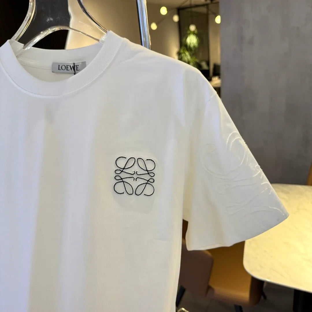 Classic Pattern Embroidered T‑Shirt
