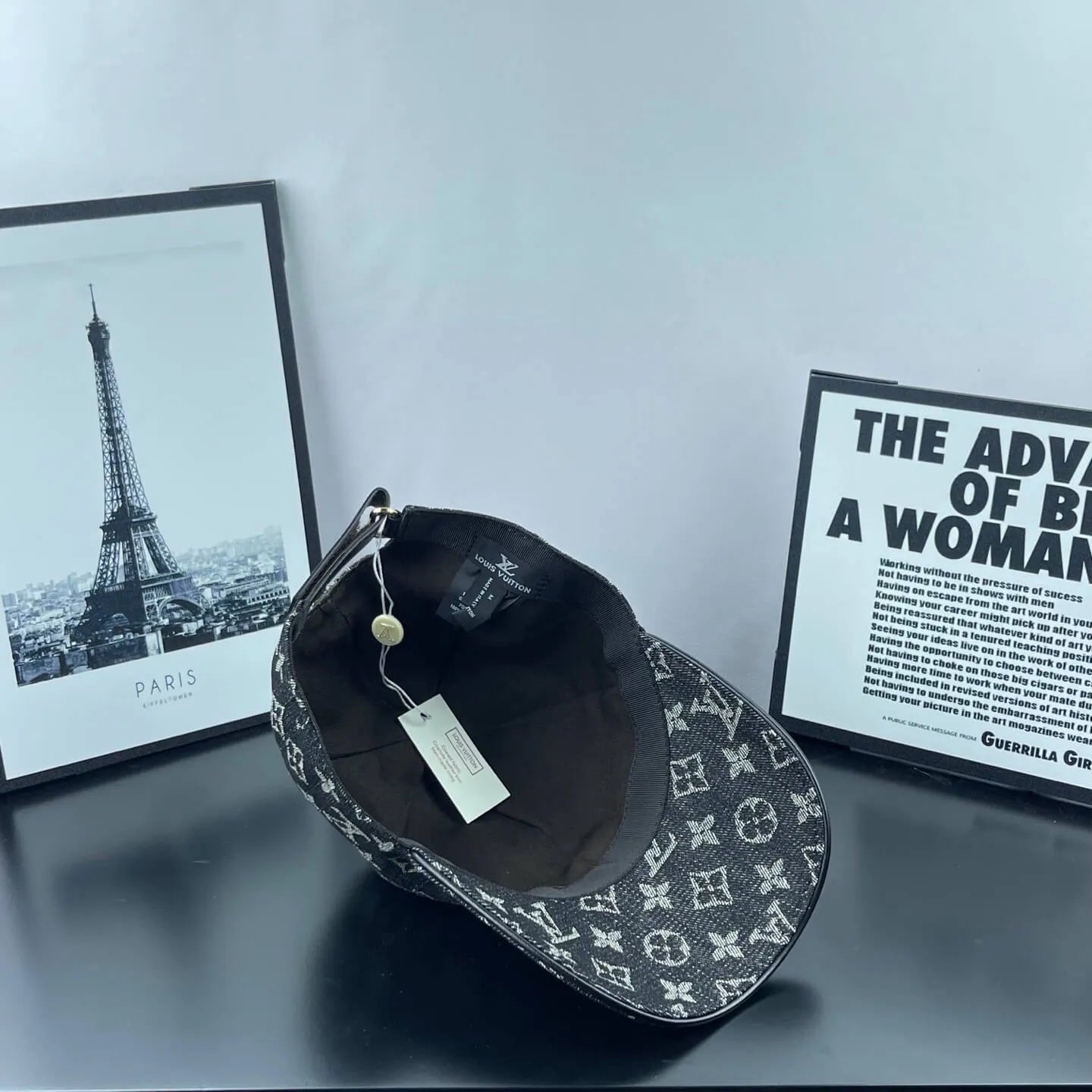 Denim Jacquard Webbing Baseball Cap