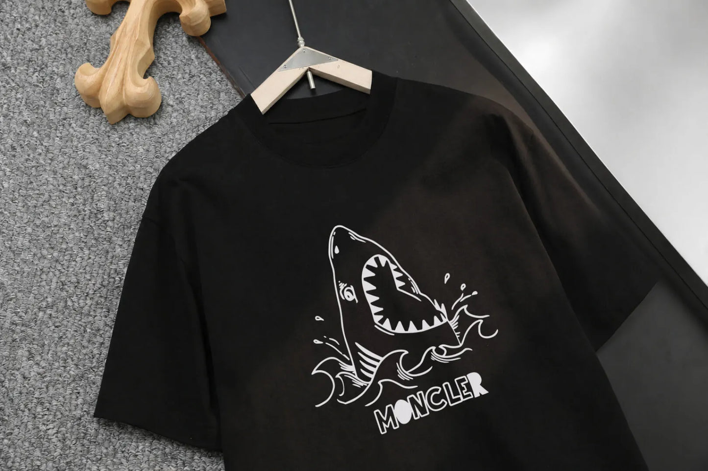 Wave Shark Graphic T‑shirt