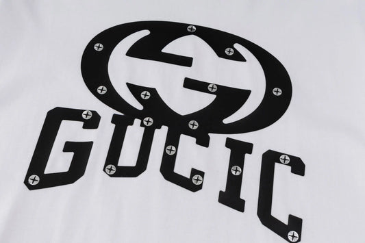 Screw Letter Print T-Shirt