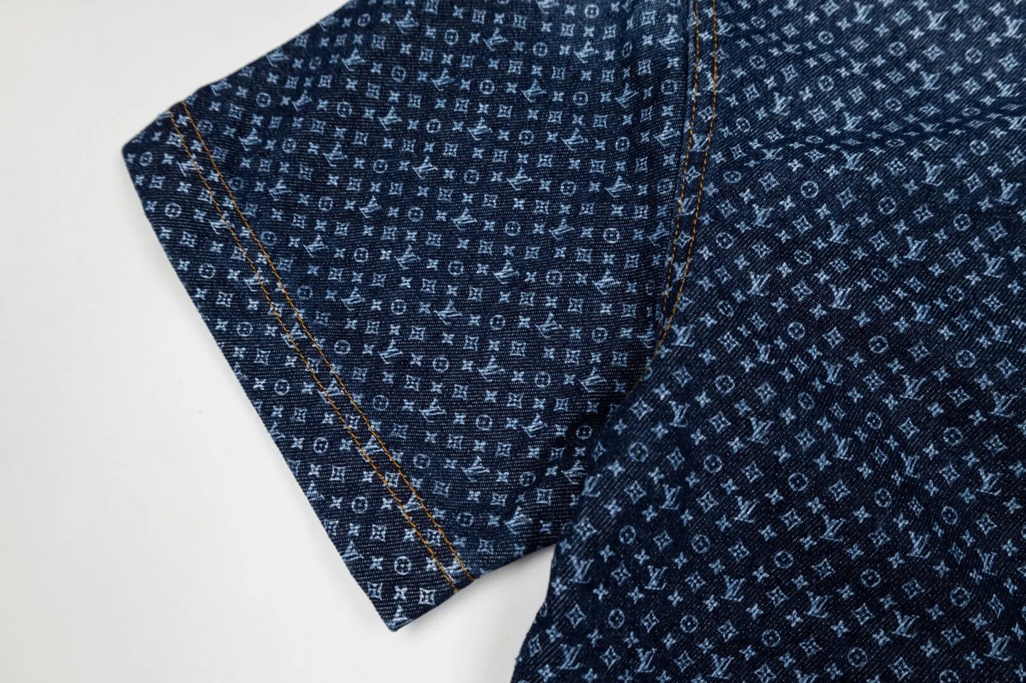 All‑Over Print Denim T‑Shirt