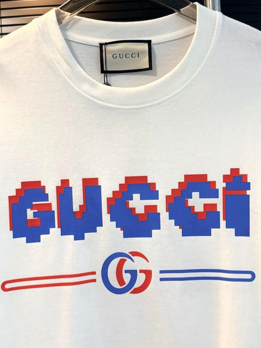 Pixel Style Print T-shirt