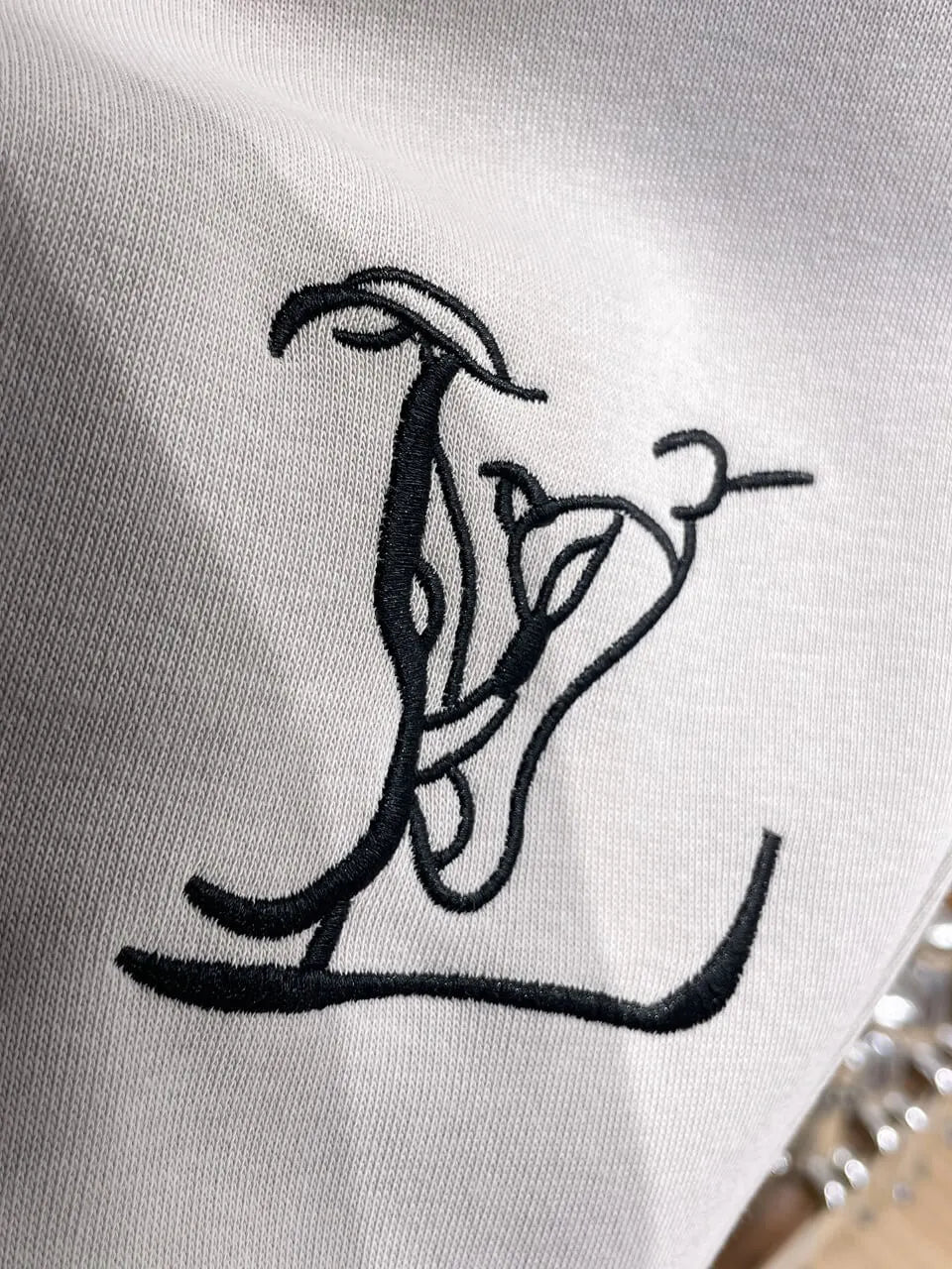 Graffiti Letter Embroidered Casual Shorts
