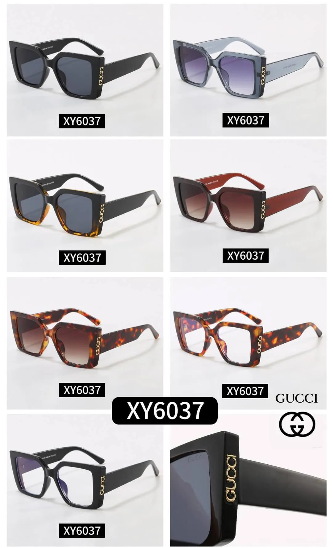 Square Letter Sunglasses