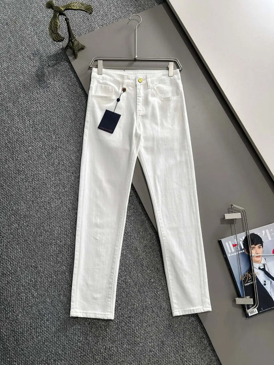 Patch Straight Jeans