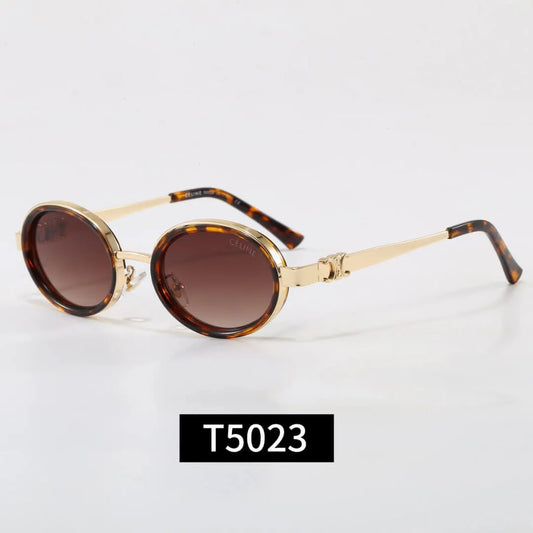 Round Metal Frame Triomphe Sunglasses