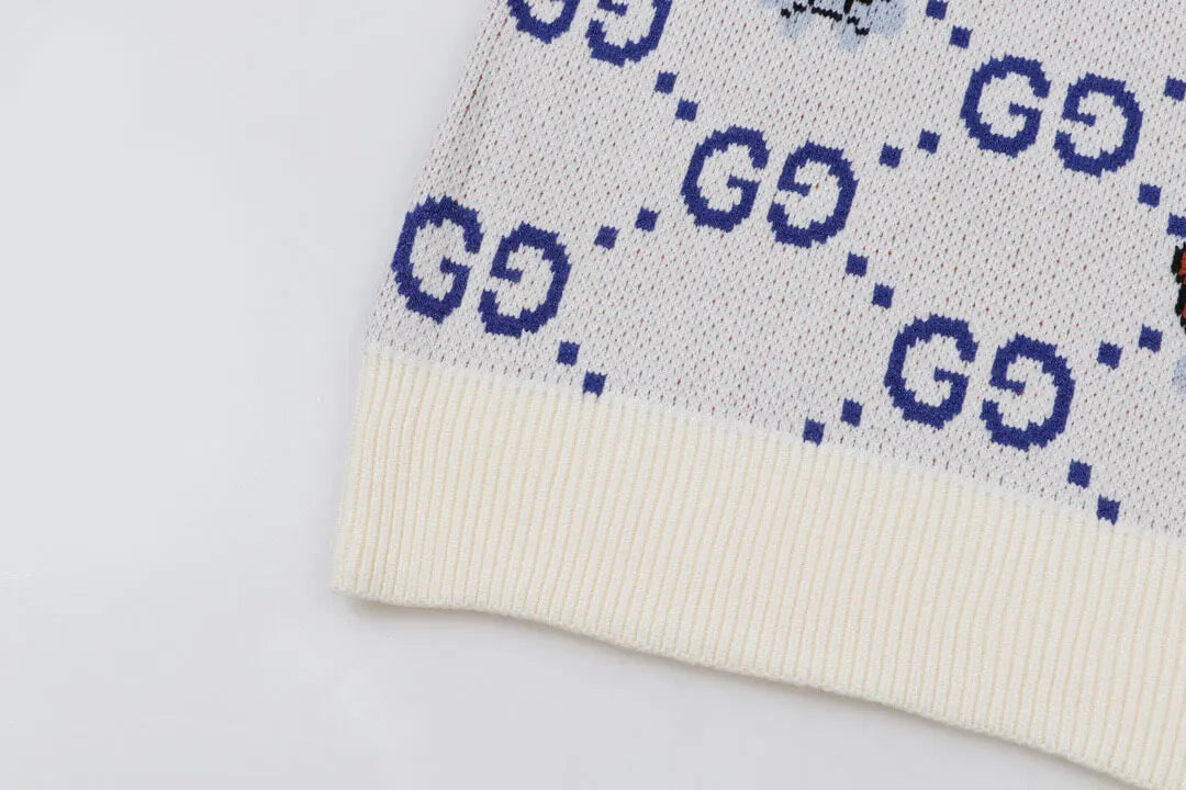 Bear Cartoon Jacquard Sweater