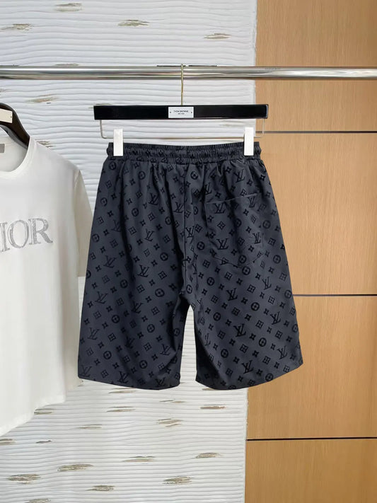Full Monogram Printed Casual Shorts