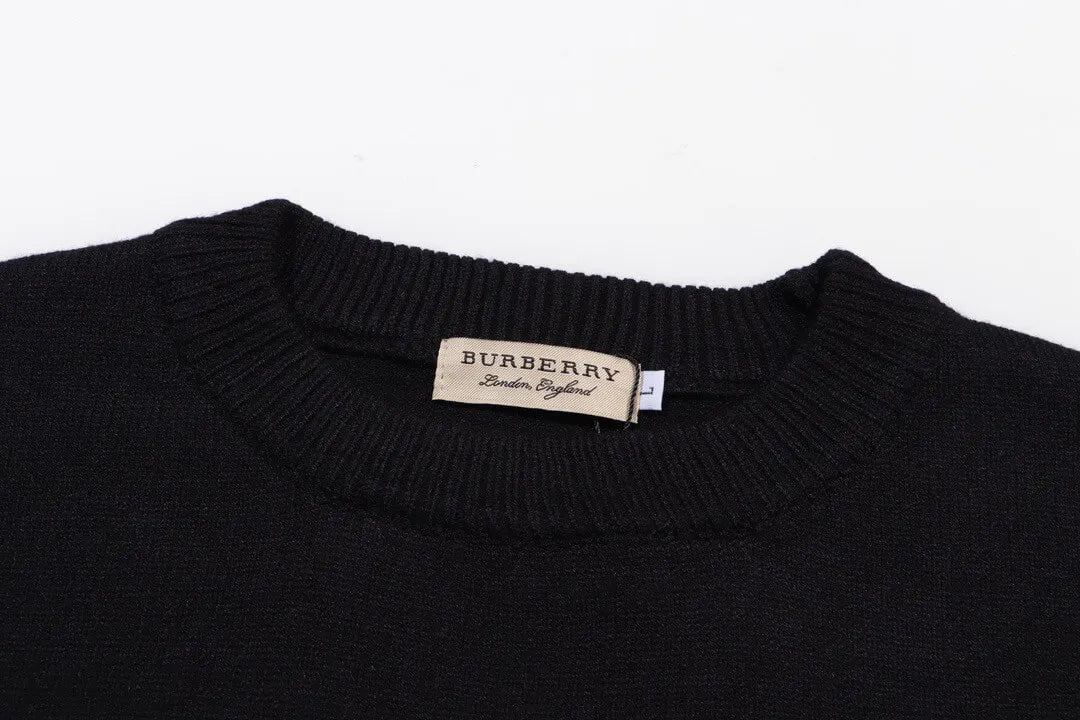 Front Letter Black Sweater