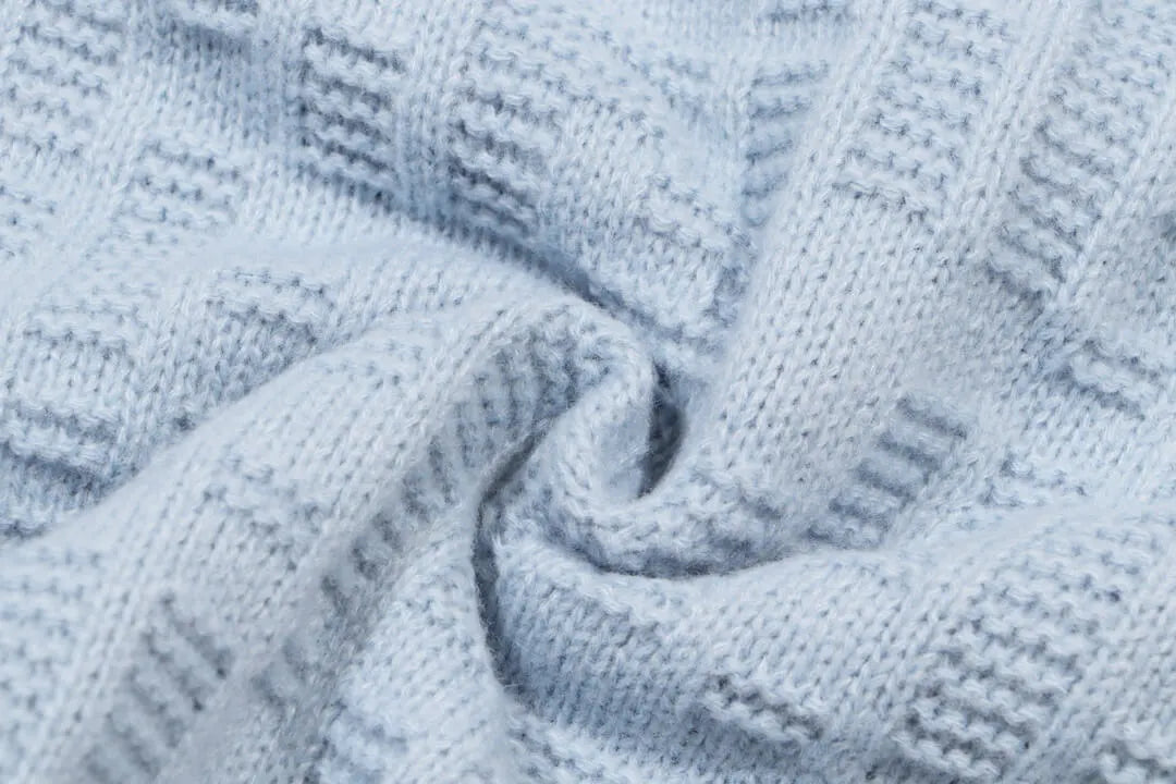 Tone‑on‑Tone Jacquard Sweater