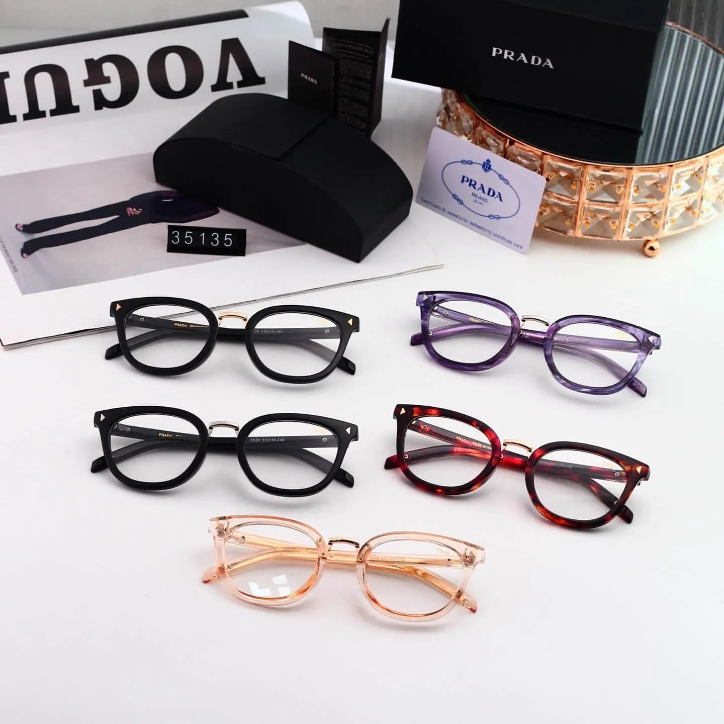 Classic Cat Eye Round Frame Sunglasses