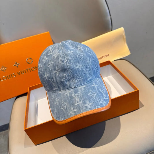 Denim Jacquard Hat