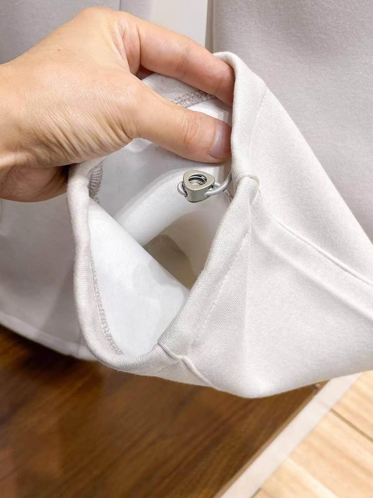 Dual‑Embossed Relaxed Fit Pants