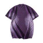 Gradient Jacquard LetterT-Shirt