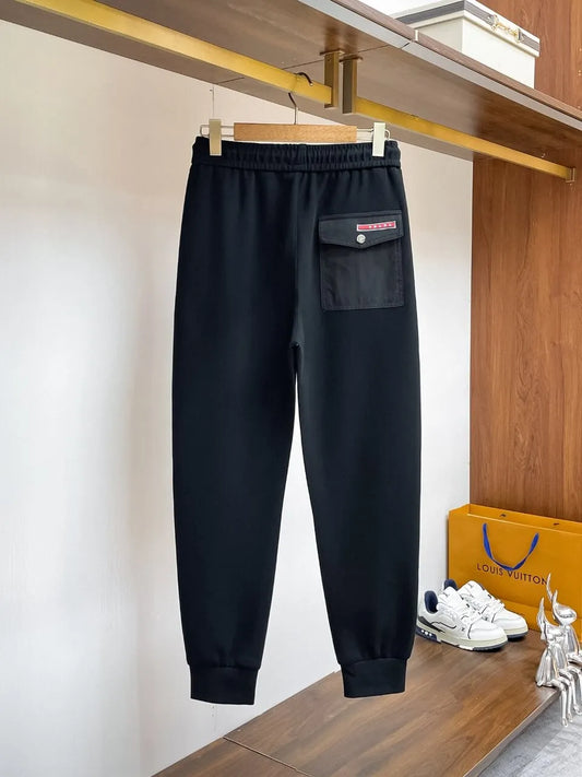 Triangle Metal Badge Jogger Pants