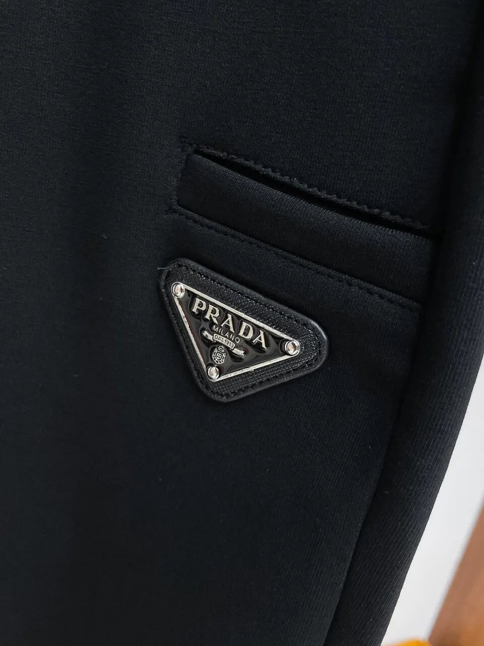 Triangle Metal Badge Jogger Pants