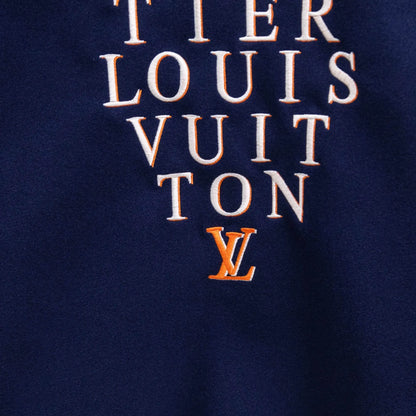 Letter Embroidered Baseball Jacket