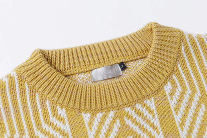 Geometric Jacquard Sweater