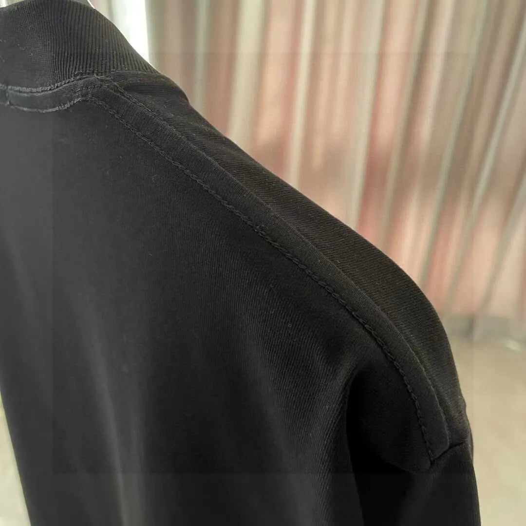 Contrast Crew Neck Casual T‑Shirt