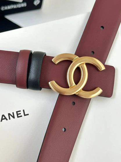 Calfskin Belt With Premium Metal