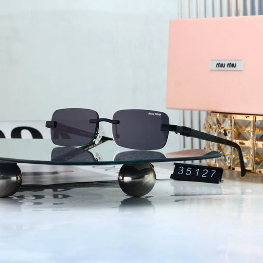 Minimalist Frameless Gradient Shades Sunglasses