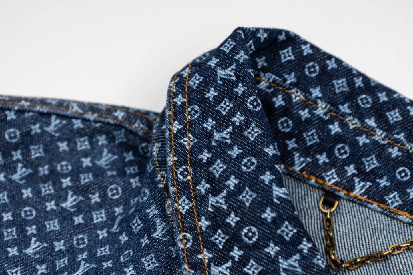 All‑Over Print Denim T‑Shirt