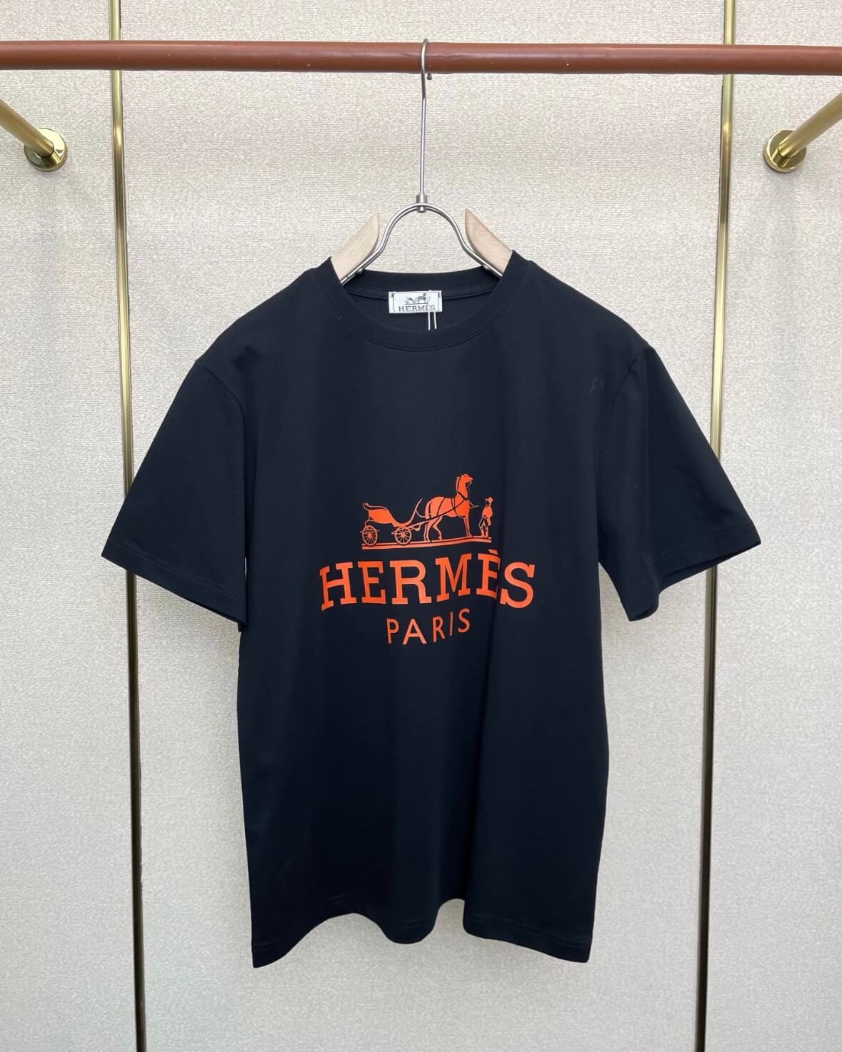 Orange Pattern Print T-Shirt