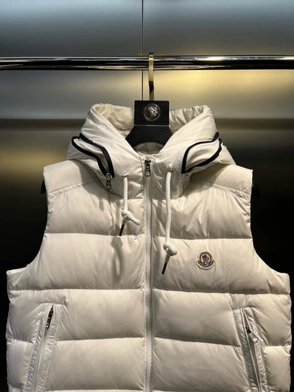 Hooded Down Gilet Jacket