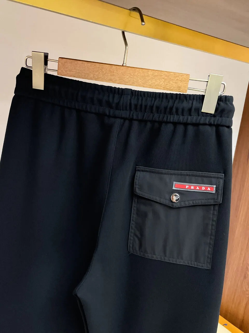 Triangle Metal Badge Jogger Pants