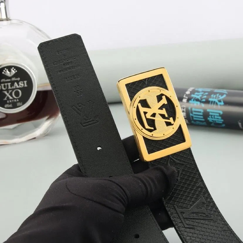 Cowhide Design Belt