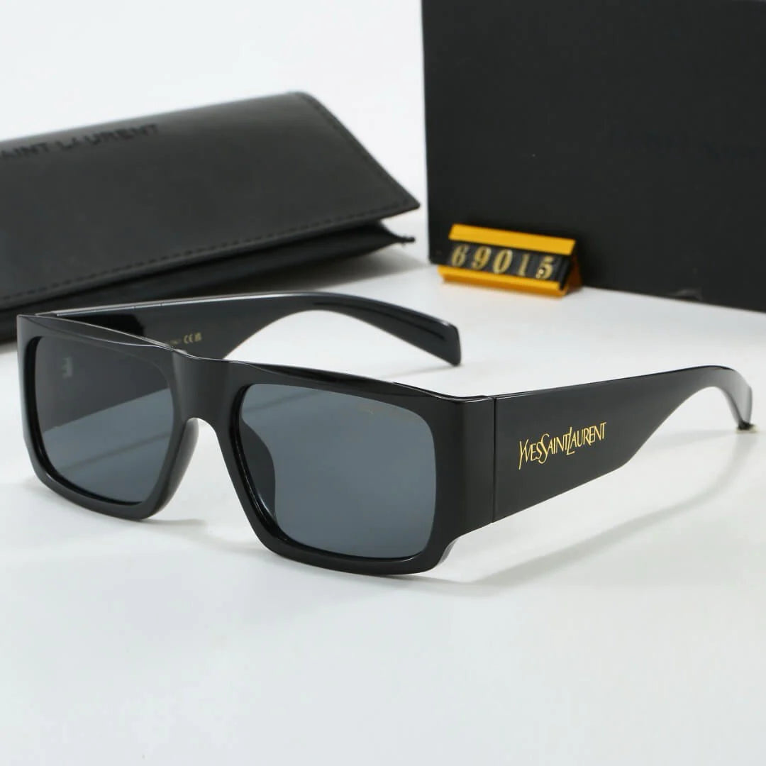 Gold Side Letter Sunglasses