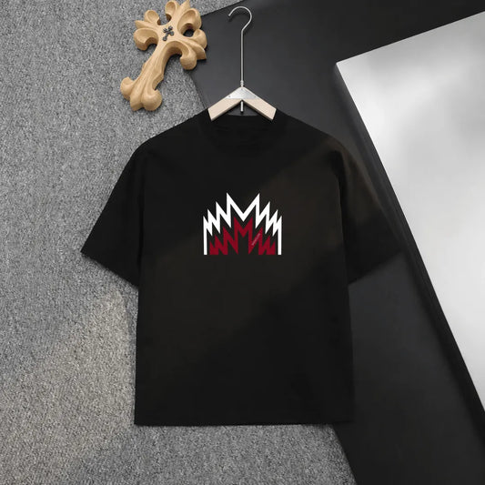 Zig‑zag M Print T‑Shirt