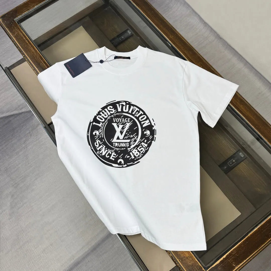 Classic Casual Print T-shirt