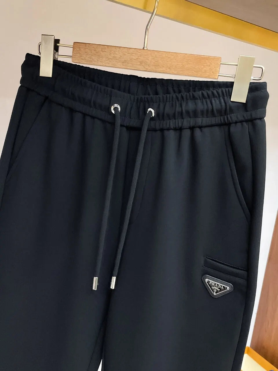 Triangle Metal Badge Jogger Pants