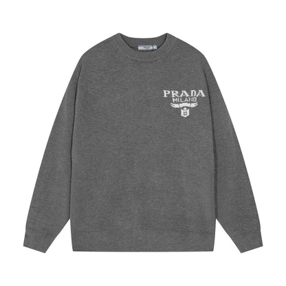Milano Badge Jacquard Knit Sweater