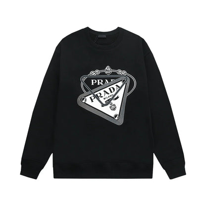 Overlapping Print Print Sweatshirt