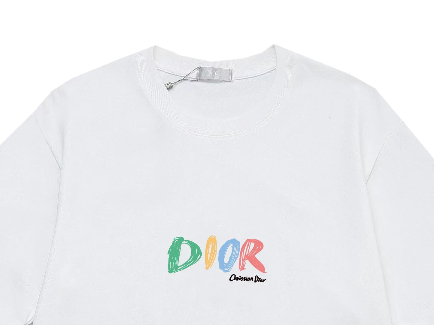 Colorful Graffiti Letter Print T-Shirt
