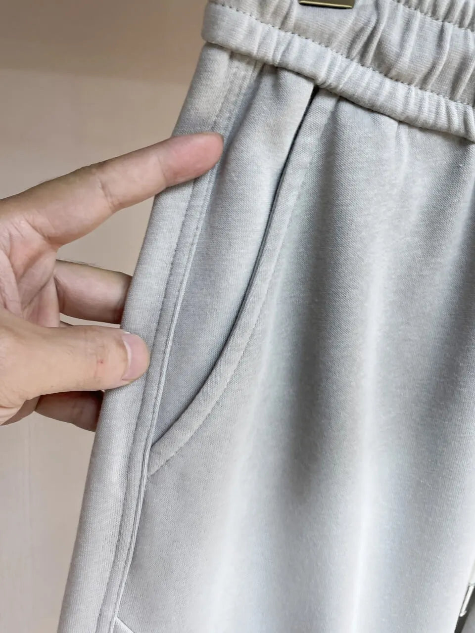 Triangle Badge Multi‑Pocket Cargo Pants