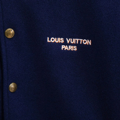 Letter Embroidered Baseball Jacket
