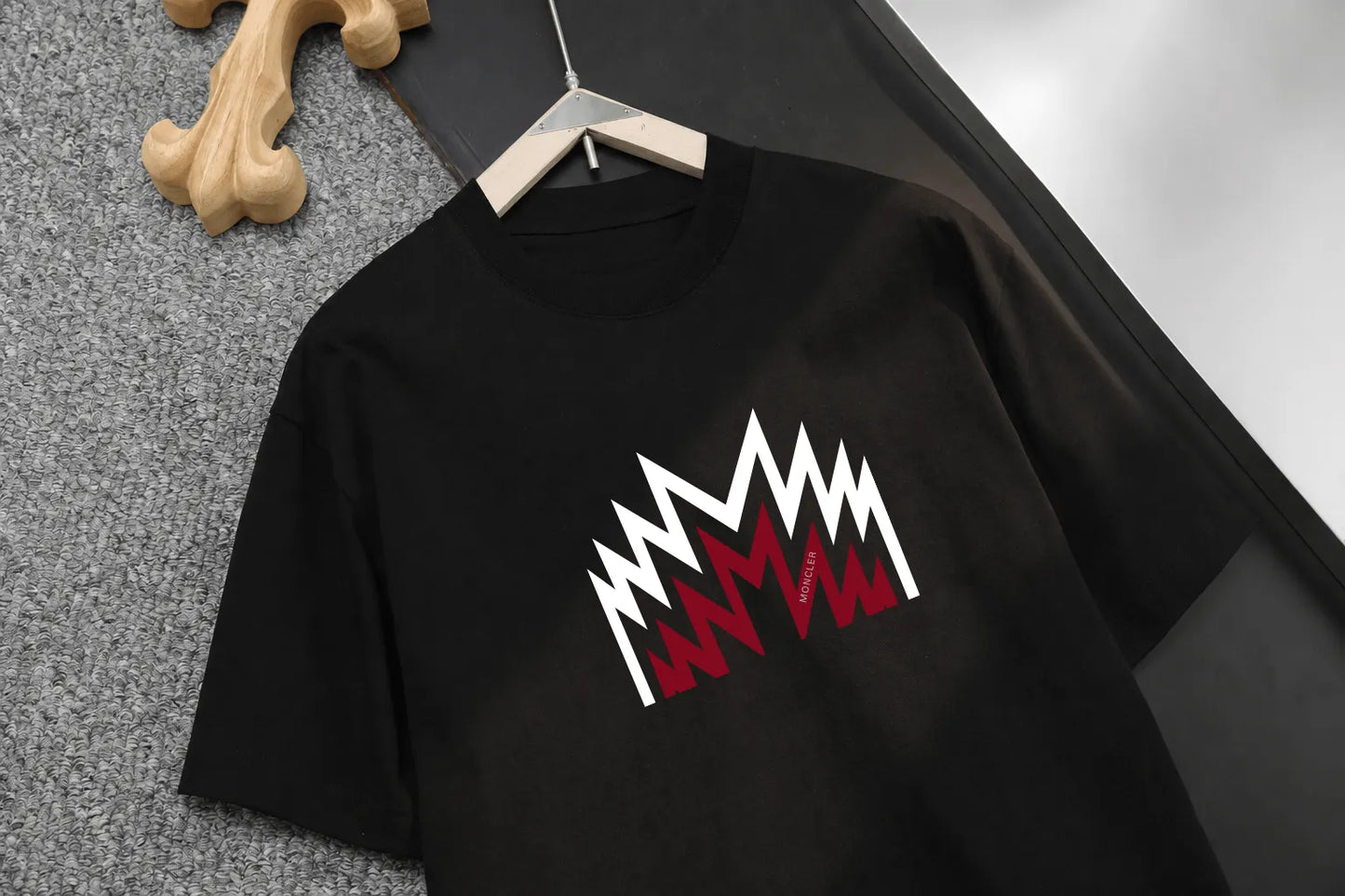 Zig‑zag M Print T‑Shirt
