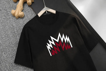Zig‑zag M Print T‑Shirt