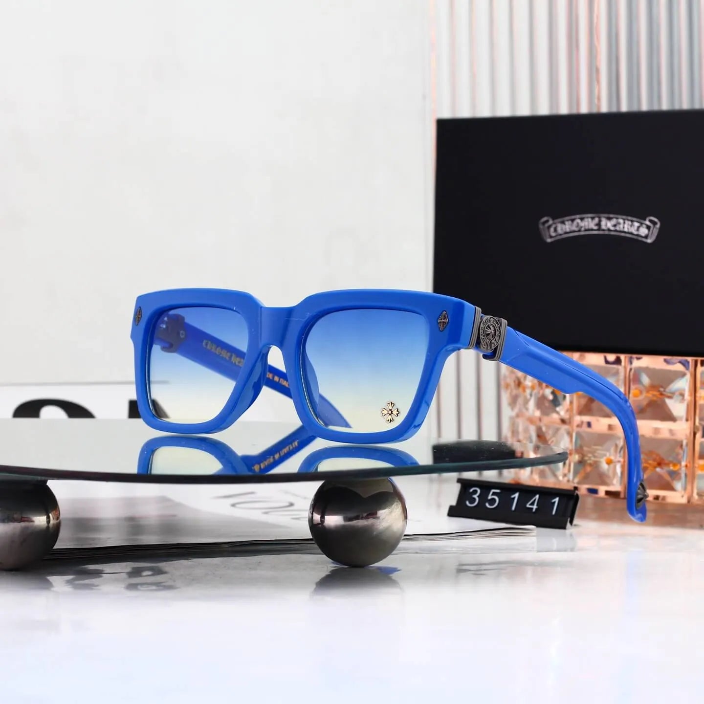 Vintage Thick Square Fashion Sunglasses