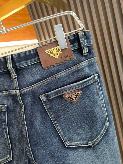 Triangle Emblem Jeans