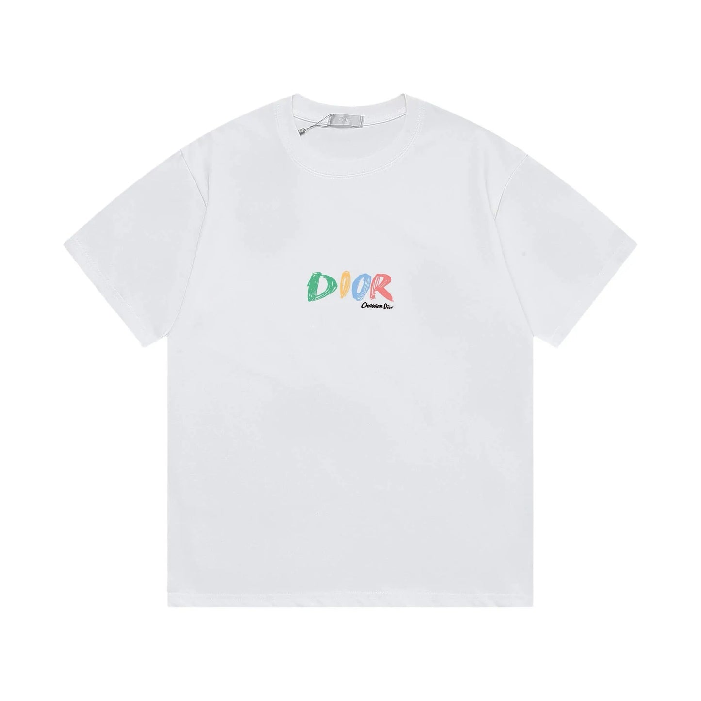 Colorful Graffiti Letter Print T-Shirt