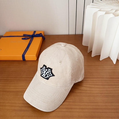 Vintage Corduroy Embroidered Baseball Cap