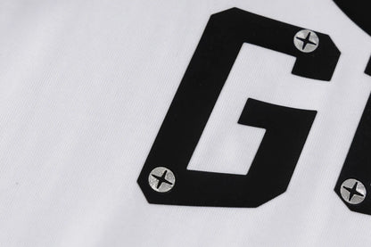 Screw Letter Print T-Shirt